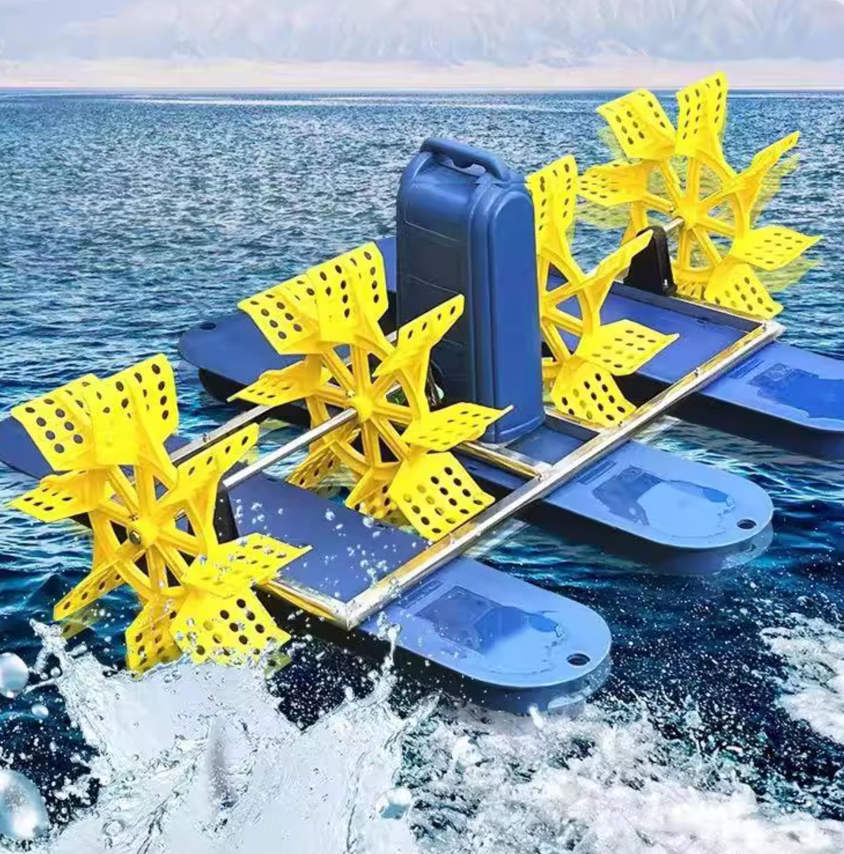 碧水清波，驅(qū)動(dòng)未來：南京藍(lán)寶石太陽能水車曝氣機(jī)